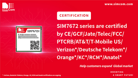 SIMCOM – SIM7672X : Module SIM LTE Cat 1, LTE-FDD/LTE-TDD