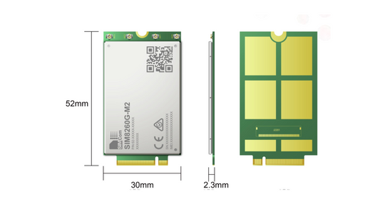 SIMCOM – SIM8260G-M2: Multi-Band 5G NR/LTE-FDD/LTE-TDD/HSPA+ module which supports R16 5G NSA/SA